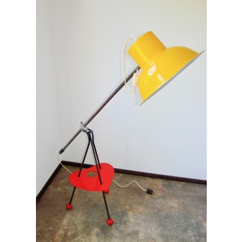 Oryginalna lampa podłogowa Polska lata 60.